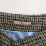 45R/45rpm シェットランドツィードスカート サイズ2 定価49500円 カーキ ブラウン グレー レディース フォーティーファイブアールピーエム【中古】6-0126T♪