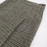 45R/45rpm シェットランドツィードスカート サイズ2 定価49500円 カーキ ブラウン グレー レディース フォーティーファイブアールピーエム【中古】6-0126T♪