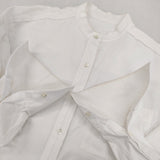 CITYSHOP BIG SHILHOUTTE SHIRTS ビッグシルエットシャツ 定価15400円 長袖シャツ ホワイト レディース シティショップ【中古】6-0311M♪