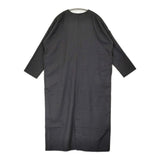 evam eva wool v neck one-piece ウールVネックワンピース サイズM E253T155 定価35200円 ワンピース 25AW ブラック レディース エヴァムエヴァ【中古】6-1013T♪