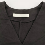 evam eva wool v neck one-piece ウールVネックワンピース サイズM E253T155 定価35200円 ワンピース 25AW ブラック レディース エヴァムエヴァ【中古】6-1013T♪