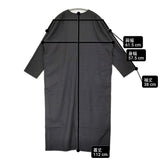 evam eva wool v neck one-piece ウールVネックワンピース サイズM E253T155 定価35200円 ワンピース 25AW ブラック レディース エヴァムエヴァ【中古】6-1013T♪
