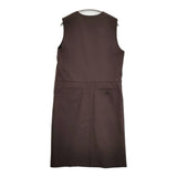 MARGARET HOWELL HIGH TWIST WOOL サイズ2 578-4256002 ウール ノースリーブ ワンピース ブラウン レディース マーガレットハウエル【中古】6-0115T♪