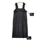 MARGARET HOWELL/FOX BROTHERS FLANNEL DRESS 定価80300円 578-1256001 サイズ2 ジャンパースカート ワンピース 21AW ブラック レディース マーガレットハウエル/フォックスブラザーズ【中古】6-0115T♪