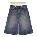 MOUSSY KNEE LENGTH バミューダパンツ 定価12980円 010IS111-3571 デニム ショートパンツ ハーフパンツ ショーツ ブルー レディース マウジー【中古】6-0621S∞