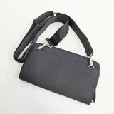 agnes b. ユーティリティーポーチ 定価17600円 NT01-12 財布 ショルダーバッグ ブラック レディース アニエスベー【中古】6-0412G∞