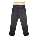 IENA LA BOUCLE ブラックデニム サイズ36 日本製 デニムパンツ ブラック レディース イエナラブークル【中古】6-0321G△