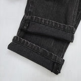 IENA LA BOUCLE ブラックデニム サイズ36 日本製 デニムパンツ ブラック レディース イエナラブークル【中古】6-0321G△