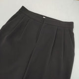 BALLSEY トリアセテート テーパードパンツ スラックス サイズ36 日本製 パンツ ブラック レディース ボールジー【中古】6-0321G△