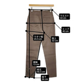 DES PRES コットンストレッチカルゼ スキニーパンツ テーパードパンツ サイズ34 パンツ ライトブラウン レディース デプレ【中古】6-0321G△