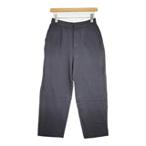 BALLSEY レーヨンリネン フロントタッククロップドパンツ クロップドパンツ チャコールグレー レディース ボールジー【中古】6-0321M△