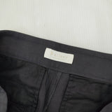 BALLSEY レーヨンリネン フロントタッククロップドパンツ クロップドパンツ チャコールグレー レディース ボールジー【中古】6-0321M△