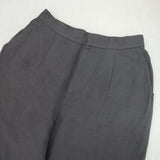 BALLSEY レーヨンリネン フロントタッククロップドパンツ クロップドパンツ チャコールグレー レディース ボールジー【中古】6-0321M△