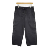 STANDARD JAMESPERSE コットンスラブ イージーパンツ カットオフ サイズ1 パンツ ブラック レディース スタンダード ジェームスパース【中古】6-0321G△