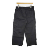 STANDARD JAMESPERSE コットンスラブ イージーパンツ カットオフ サイズ1 パンツ ブラック レディース スタンダード ジェームスパース【中古】6-0321G△