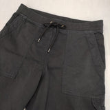 STANDARD JAMESPERSE コットンスラブ イージーパンツ カットオフ サイズ1 パンツ ブラック レディース スタンダード ジェームスパース【中古】6-0321G△