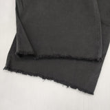 STANDARD JAMESPERSE コットンスラブ イージーパンツ カットオフ サイズ1 パンツ ブラック レディース スタンダード ジェームスパース【中古】6-0321G△