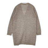 nest Robe 01084-0266 アルパカ ウール ロング丈 カーディガン ライトブラウン レディース ネストローブ【中古】6-0131T△