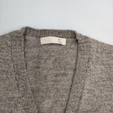 nest Robe 01084-0266 アルパカ ウール ロング丈 カーディガン ライトブラウン レディース ネストローブ【中古】6-0131T△