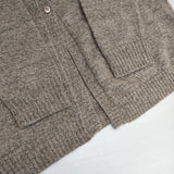 nest Robe 01084-0266 アルパカ ウール ロング丈 カーディガン ライトブラウン レディース ネストローブ【中古】6-0131T△