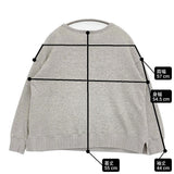 cloth&cross Hug O War 妄想カフェ トレーナー DOUGHNUT スウェット グレー レディース クロス＆クロス ハグオーワー【中古】6-0118M♪