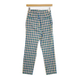 UNITED ARROWS シャイニー ギンガムチェック スリムパンツ 定価19600円 パンツ 25SS マルチカラー レディース ユナイテッドアローズ【中古】6-0321G△