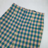 UNITED ARROWS シャイニー ギンガムチェック スリムパンツ 定価19600円 パンツ 25SS マルチカラー レディース ユナイテッドアローズ【中古】6-0321G△