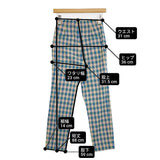 UNITED ARROWS シャイニー ギンガムチェック スリムパンツ 定価19600円 パンツ 25SS マルチカラー レディース ユナイテッドアローズ【中古】6-0321G△