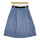 MARGARET HOWELL SHIRTING LINEN III SKIRT 578-0132518 定価39600円 サイズ1 スカート ライトブルー レディース マーガレットハウエル【中古】6-0324M♪