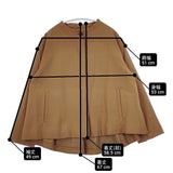 ADIEU TRISTESSE B0193AFJ046 ウールノーカラー ジャケット ウール サイズ38 コート ブラウン レディース アデュートリステス【中古】6-0131T△