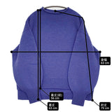 ADIEU TRISTESSE エクストラファインラムホールガーメント 定価28600円 セーター ニット 25AW ブルー レディース アデュートリステス【中古】6-0115T♪