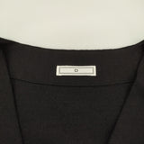 CLASKA D ウールフラノ ノースリーブワンピース 定価22000円 0211-0327 サイズ38 ワンピース 25AW ブラック レディース クラスカ【中古】6-0115T♪