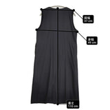 CLASKA D ウールフラノ ノースリーブワンピース 定価22000円 0211-0327 サイズ38 ワンピース 25AW ブラック レディース クラスカ【中古】6-0115T♪