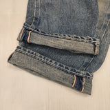 mina perhonen always dn4115 シサイズ36 コットンリネン デニムパンツ ライトブルー レディース ミナペルホネン【中古】6-0225G♪