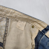 mina perhonen always dn4115 シサイズ36 コットンリネン デニムパンツ ライトブルー レディース ミナペルホネン【中古】6-0225G♪