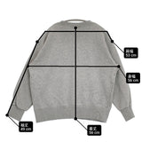 Dessin タイガーワンポイントスウェット 刺繍 トレーナー コットン スウェット グレー レディース デッサン【中古】6-0321M△