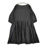 Conges payes コットンキュプラ B0143RFA845 ワンピース ブラック レディース コンジェ ペイエ【中古】6-0324M♪
