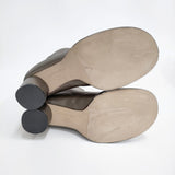 Odette e' Odile/UNITED ARROWS 新品 ソフトタッチショートブーツ50 オプリークトゥ 24.5cm 定価38500円 25AW シルバー レディース オデットエオディール/ユナイテッドアローズ【中古】6-0118G♪