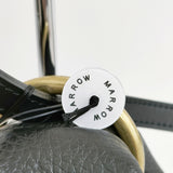 MARROW 新品 ダブルフェイス リング マフ ショルダーバッグ 定価20900円 ショルダーバッグ ブラック レディース マロウ【中古】6-0118G♪