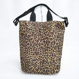 Drifter レオパード EVERYDAY TOTE 2way 定価7150円 ショルダーバッグ トートバッグ イエロー ブラウン レディース ドリフター【中古】6-0412G∞
