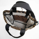 Drifter レオパード EVERYDAY TOTE 2way 定価7150円 ショルダーバッグ トートバッグ イエロー ブラウン レディース ドリフター【中古】6-0412G∞