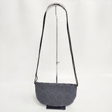 mina perhonen tambourine coupe bag クッペバッグ us9580 刺繍 ショルダーバッグ ブルーグレー レディース ミナペルホネン【中古】6-0412G∞