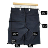 45R/45rpm カルゼストレッチショートパンツ 定価17600円 サイズ30 ショートパンツ ハーフパンツ ショーツ ネイビー メンズ フォーティーファイブアールピーエム【中古】6-0601S∞