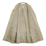 leur logette バックリボン ノーカラー 日本製 サイズ1 コート ベージュ レディース ルール ロジェット/ルル ロジェッタ【中古】6-0329M△