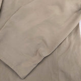 leur logette バックリボン ノーカラー 日本製 サイズ1 コート ベージュ レディース ルール ロジェット/ルル ロジェッタ【中古】6-0329M△