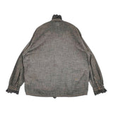 45R/45rpm ダンガリーカットワークのブラウス 定価42900円 ブラウス シャツ グレー レディース フォーティーファイブアールピーエム【中古】6-0225M♪