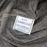 45R/45rpm ダンガリーカットワークのブラウス 定価42900円 ブラウス シャツ グレー レディース フォーティーファイブアールピーエム【中古】6-0225M♪