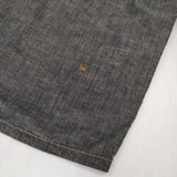 45R/45rpm ダンガリーカットワークのブラウス 定価42900円 ブラウス シャツ グレー レディース フォーティーファイブアールピーエム【中古】6-0225M♪