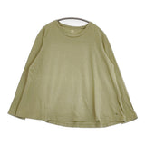 45R/45rpm ジンバベア天竺テントTシャツ 定価18700円 長袖Ｔシャツ カットソー ロンＴ カーキ レディース フォーティーファイブアールピーエム【中古】6-0321M△
