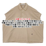45R/45rpm ジンバカノコの馬ポロシャツ 定価20900円 ノースリーブ ポロシャツ ベージュ レディース フォーティーファイブアールピーエム【中古】6-0621S∞